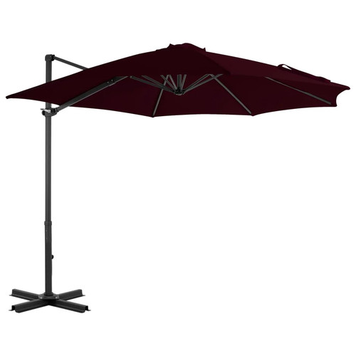 Parasol déporté avec mât - , en