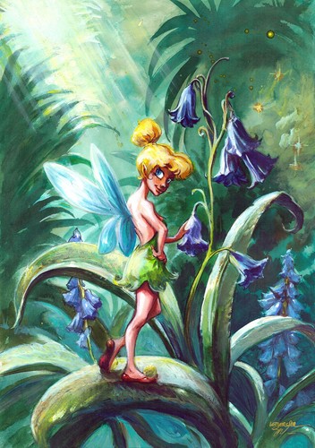 Illustration fée clochette - illustration,