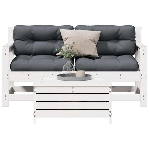 Salon jardin avec coussins - jardin,