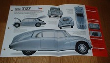 1938 TATRA T87 ORIGINAL IMP BROCHURE SPECS INFO 38 T-87 36-50 TATRAPLAN★★