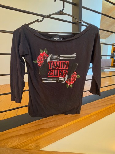 Dsquared2 black twin guns tee