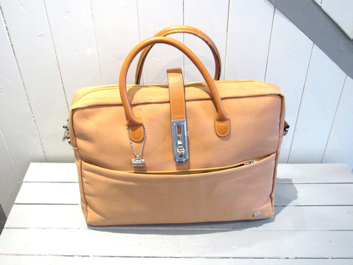 Cartable toile cuir - et,