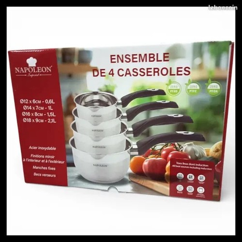 Napoleon set casseroles inox - set,