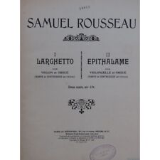 ROUSSEAU Samuel Epithalame