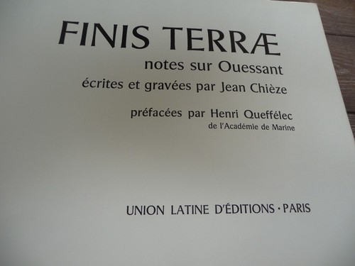 Finis terrae notes sur - terrae,
