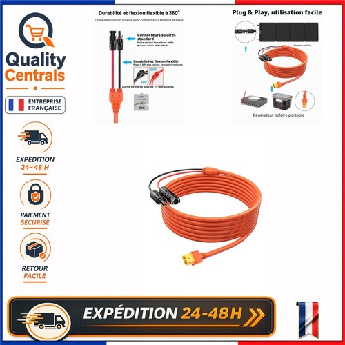 Câble extension solaire xt60 - câble,