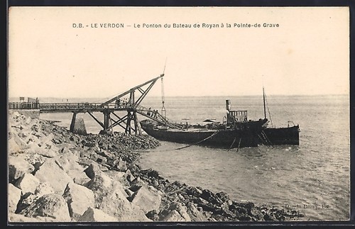 Cpa verdon ponton du - ponton,