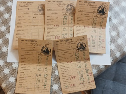 Lot ancienne cartes de - ancienne,
