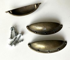 lot de 3 poignees coquilles