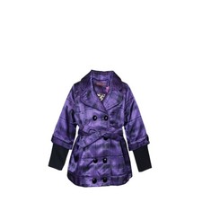 Manteau fille violet à