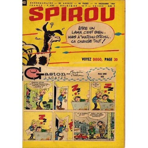 Spirou hebdomadaire 1340 - hebdomadaire, n°1340
