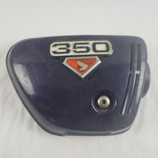 OEM Honda CB350 CB 350 G Twin Right Side Cover & Emblem Purple 1973