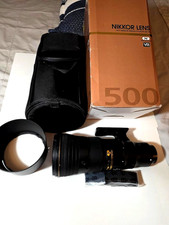 Pristine Nikon AF-S Nikkor 500mm f/5.6E PF ED VR Lens OPEN BOX, US