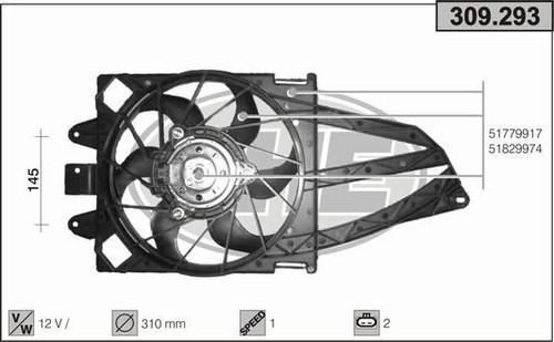 Ventilateur refroidissement - ventilateur, (refroidissement