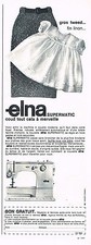 ADVERTISING ADVERTISING 035 1966 ELNA sewing machine SUPERMATIC