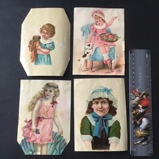 4 Grands Chromos Fin XIXe Mode