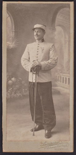 Portrait militaire 1900 - militaire, ~1900