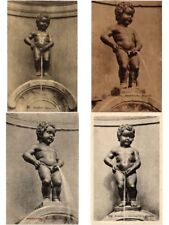 MANNEKEN PIS STATUE BRUSSELS BELGIUM 49 Vintage Postcards (L3267)