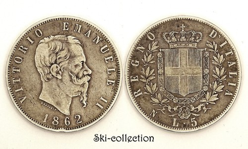 Lire 1862 italie - 5,