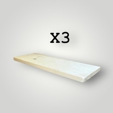 LOT DE 3 ÉTAGÈRES MURALES EN