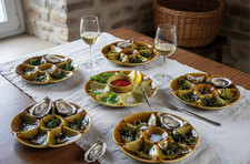 Assiettes à Huîtres Gien