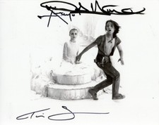TAMI STRONACH NOAH HATHAWAY SIGNED 8x10 PHOTO THE NEVERENDING STORY BECKETT BAS