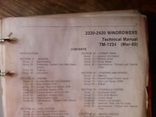 John Deere 2320 2420 Windrower Shop Service Repair Technical Manual TM-1224