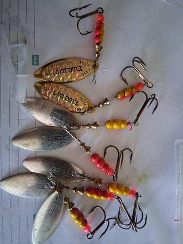 Lot cuillères pêche - cuillères,