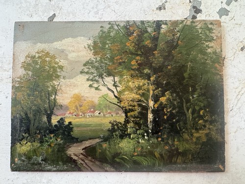Peinture huile sur bois - l’huile,