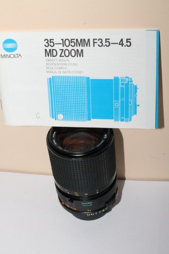 Zoom minolta 105 macro - minolta, mm