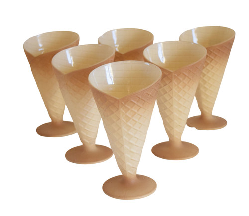 Coupe glace gauffrette - a,