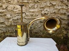 Klaxon, Avertisseur Louis Teste en laiton, ancêtres-avant-guerre-voiture-tacot