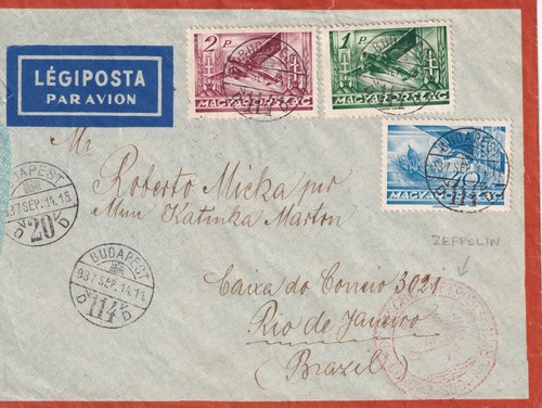 Courrier condor zeppelin - courrier,