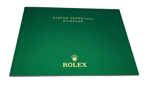 Rolex milgauss booklet - rolex,