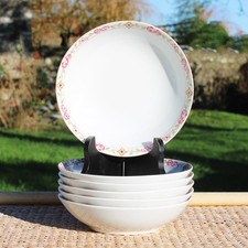 Set de 6 assiettes calottes /