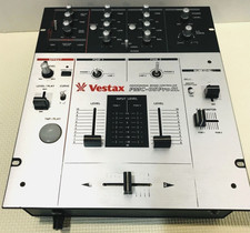 Vestax PMC-05 Pro SL VCA Silver DJ Mixer Mixing Controller 2-Channel Tested