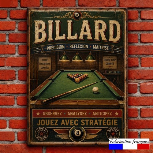 Plaque aluminium vintage - aluminium,