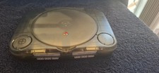 Sony PSone(PS1 Slim) Console Smoked Grey Shell Region Free with MFO Blue LED