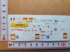 DECALS 1/43 FERRARI 458 ITALIA GTE AM #55 "AF CORSE" LE MANS 2013 - DCC14333