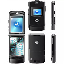 HOT Motorola RAZR V3 Unlocked Flip GSM Bluetooth MP4 video Mobile Phone Unlocked