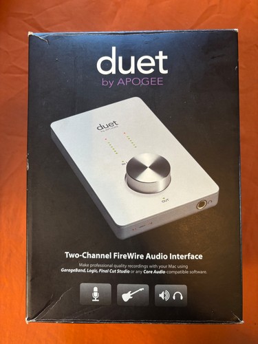 Duet apogee firewire audio - apogee,