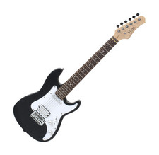 Guitare Electrique 3/4 Débutant Enfant Junior 8-14 An Palissandre Humbucker Noir
