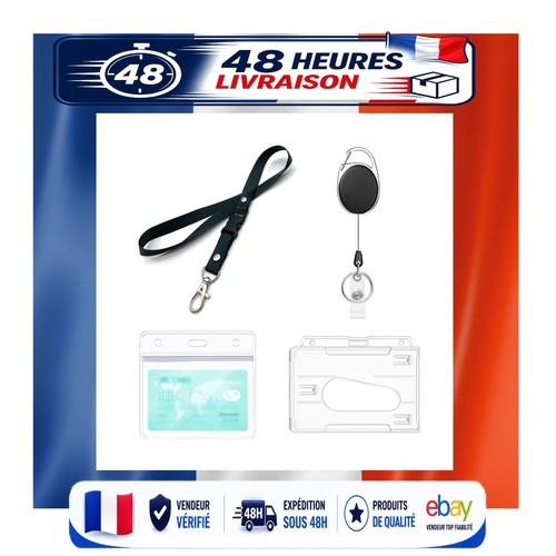 Porte badge rétractable - porte,