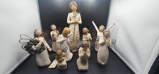 Willow Tree DEMDACO figurines lot GRATEFUL, COURAGE, BRIGHT STAR, ANGEL OF ETC