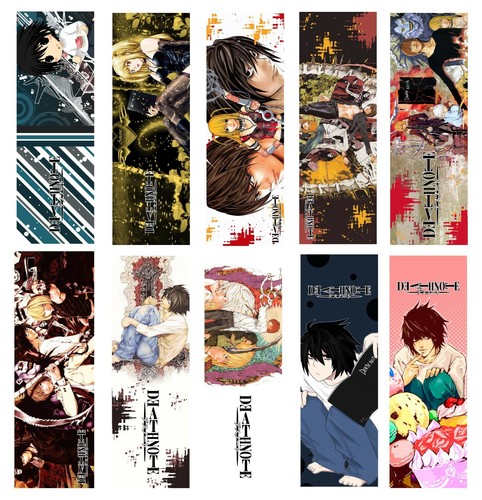 Death note anime bookmarks - death,