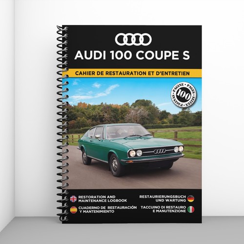 Audi 100 coupé - cahier, de