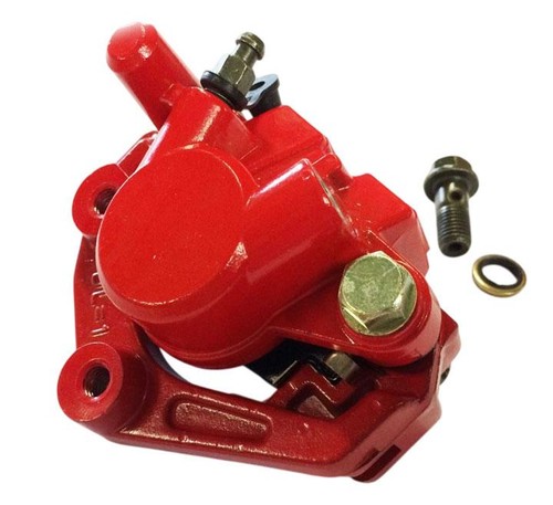 Etrier frein avant - de, rouge