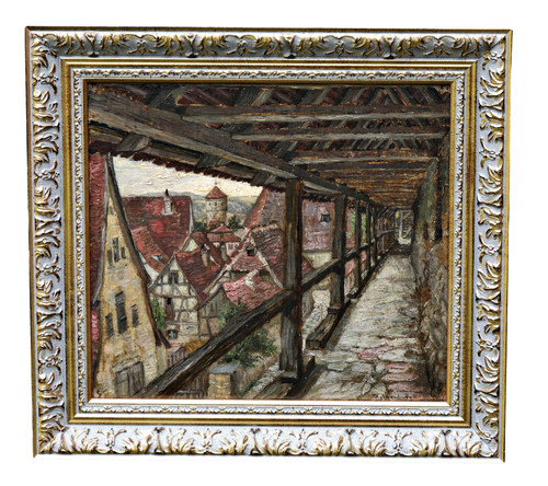 Vue rothenburg 1911 vieux - de,
