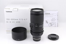 TAMRON 150-500mm F/5-6.7 Di III VC VXD for Sony E mount + Hood Near Mint #L4090