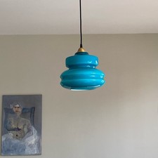 Suspension abat jour ancien en